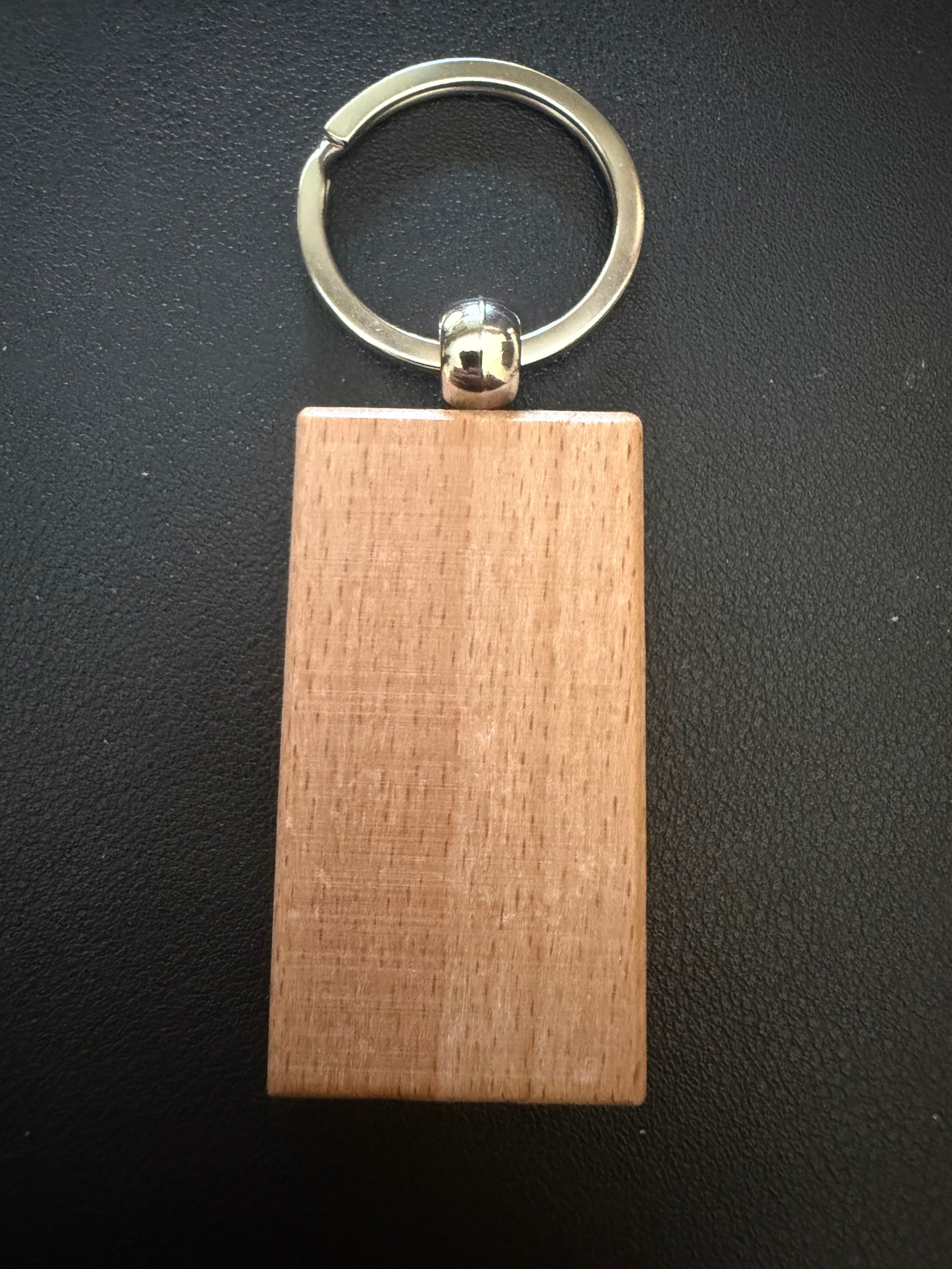 Custom Wood Keychain