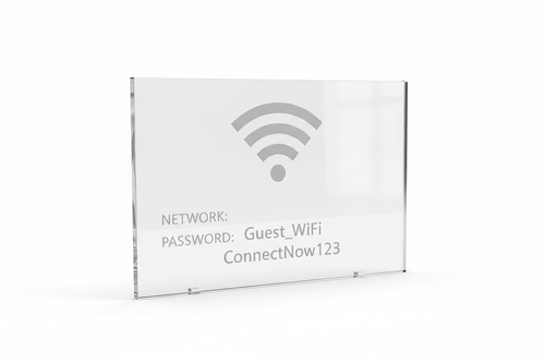 Acrylic WiFi Sign